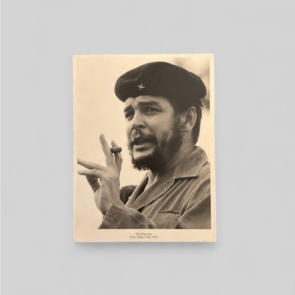 🕶️ {RARE} Roberto Salas (1962) Che Guevara Negative Silver Print